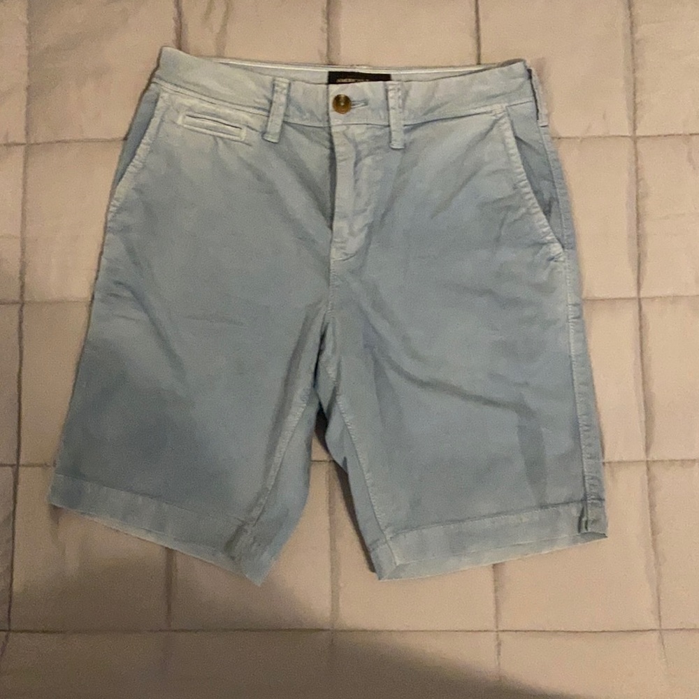American Eagle blue shorts size :26 slim